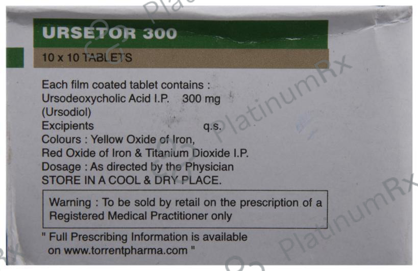 Ursetor 300mg Tablet 10s