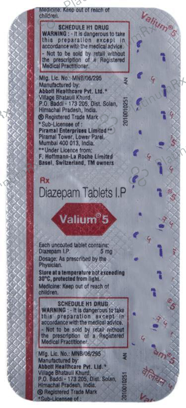 Valium 5 Tablet