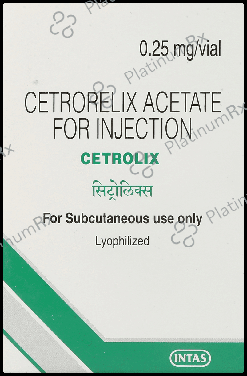 Cetrolix 0.25mg Injection 1s