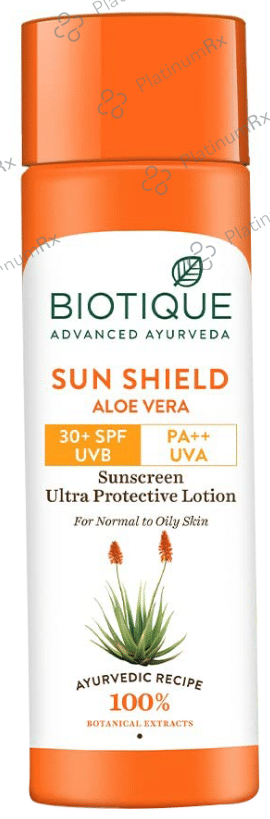 Biotique Sun Shield Aloe Vera Sunscreen Lotion SPF 30 PA++