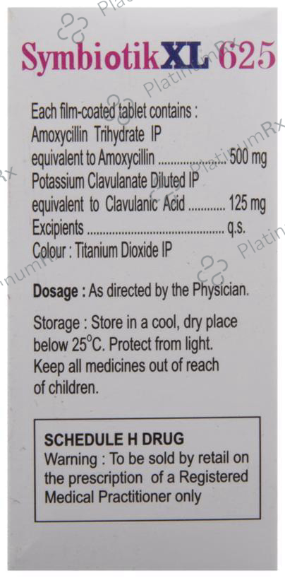 Symbiotik XL 625 Tablet 10 Tablet
