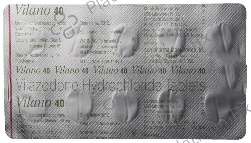 Vilano 40mg Tablet 10s