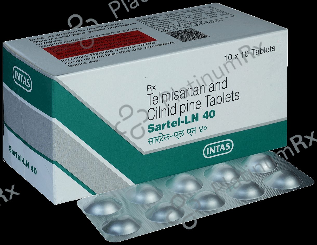 Sartel LN 40/10mg Tablet 10s