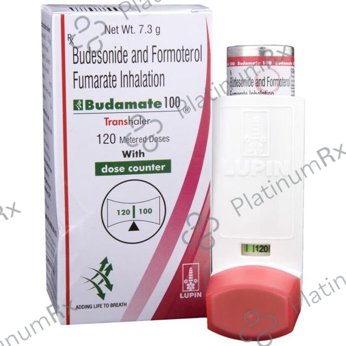 Budamate 100/6mcg Transhaler 120MDI