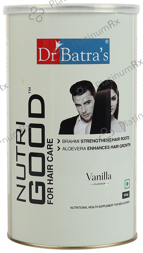 Dr Batra's Nutri Good with Brahmi & Aloe Vera - For Hair Care - Flavour Vanilla