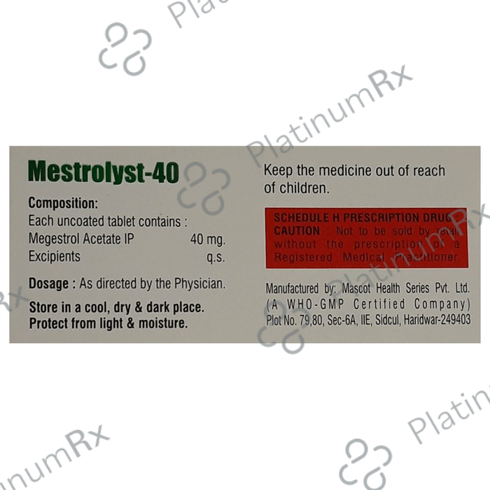 Mestrolyst 40 Tablet
