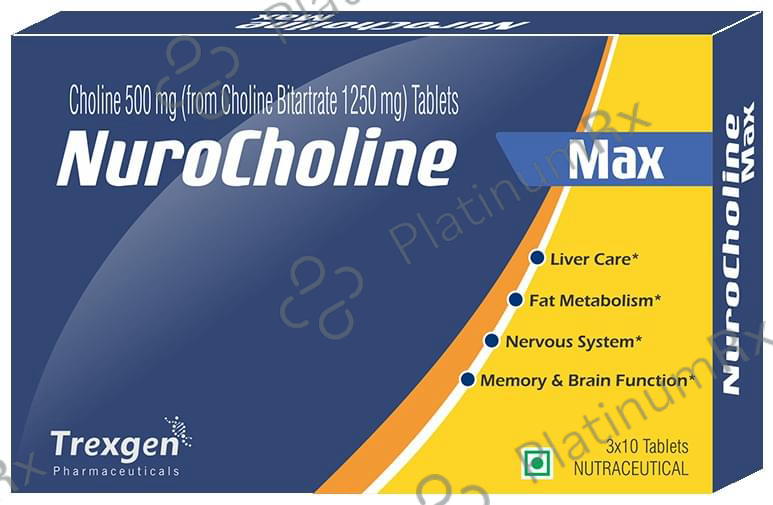 Trexgen Nurocholine Max Choline Bitartrate