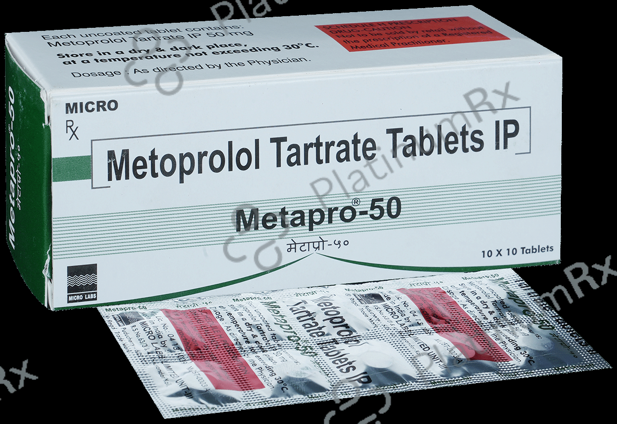 Metapro 50mg Tablet 10s