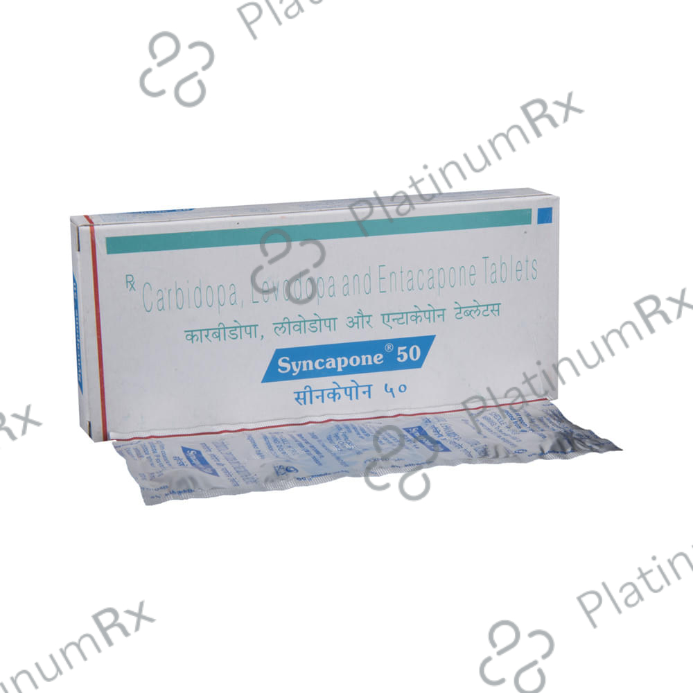 Syncapone 50/12.5/200mg Tablet 10s
