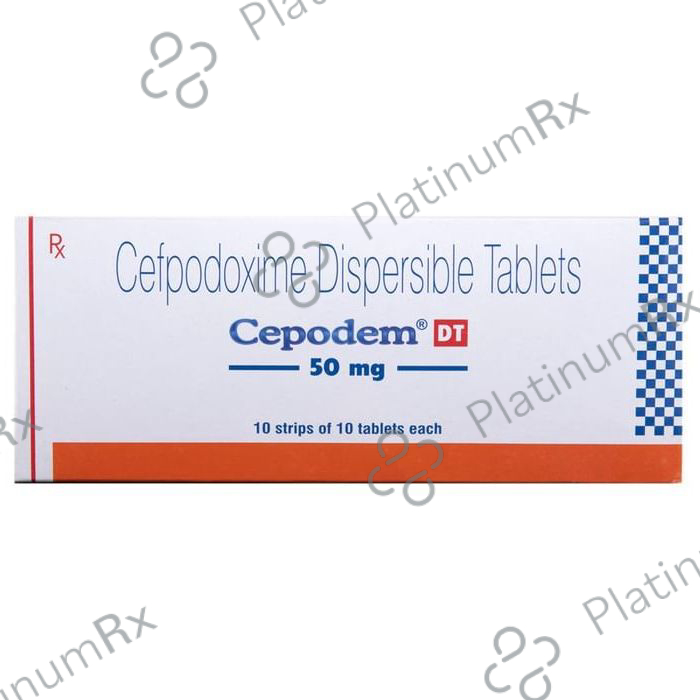 Cepodem DT 50mg Tablet 10s