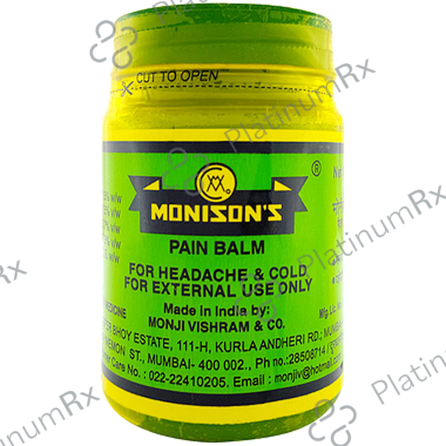 Monisons Pain Balm 25gm