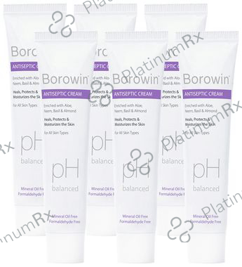 Borowin Antiseptic Cream (30gm Each) 6 Tube