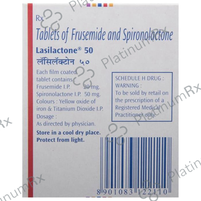 Lasilactone 20/50mg Tablet 10s