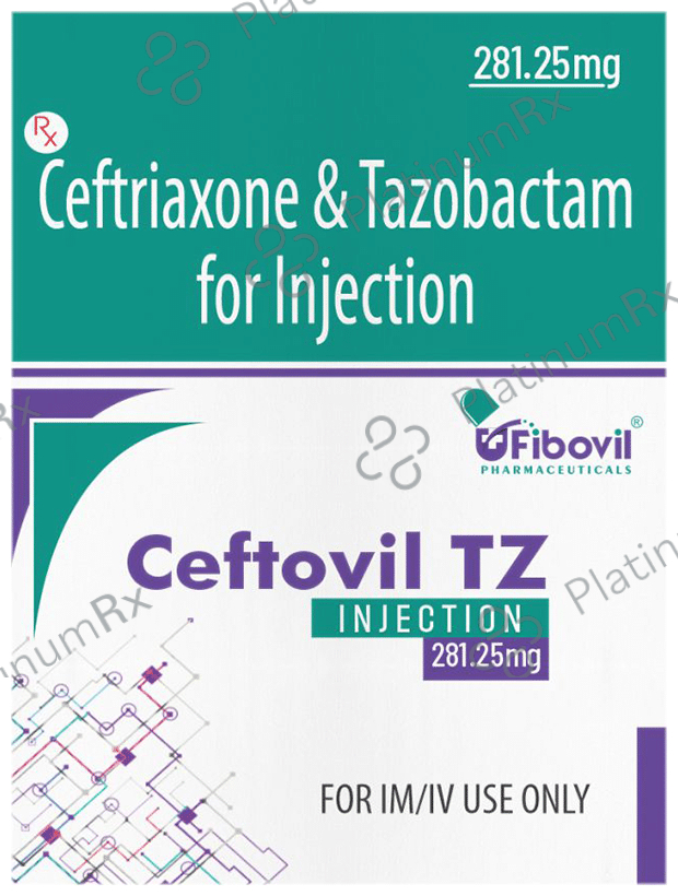 Ceftovil TZ 281.25mg Injection