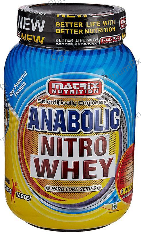 Matrix Nutrition Anabolic Nitro Whey Protein Powder Chocolate 2 lb