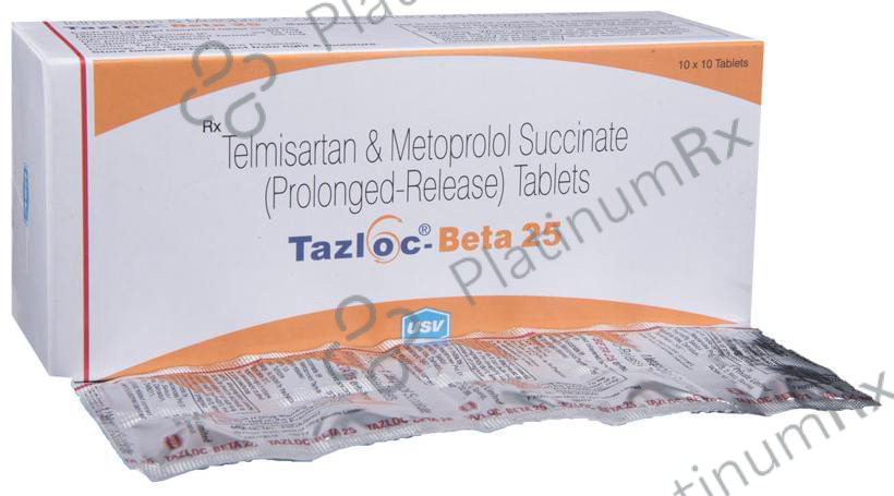 Tazloc Beta 40/25mg Tablet PR 10s