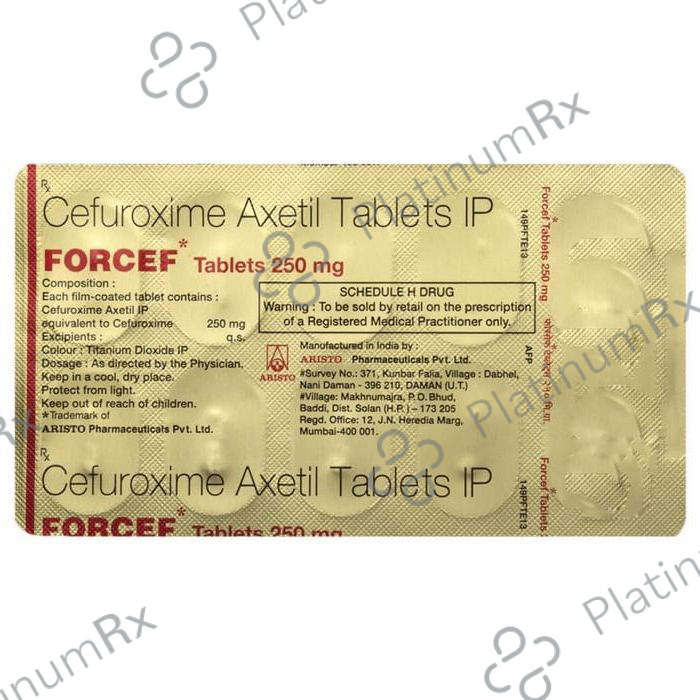 Forcef 250mg Tablet 10s