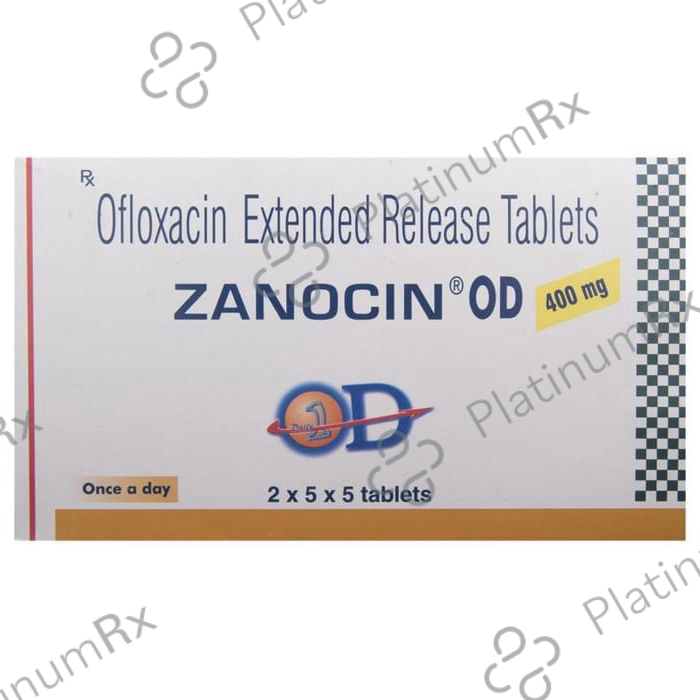 Zanocin OD 400mg Tablet ER 5s