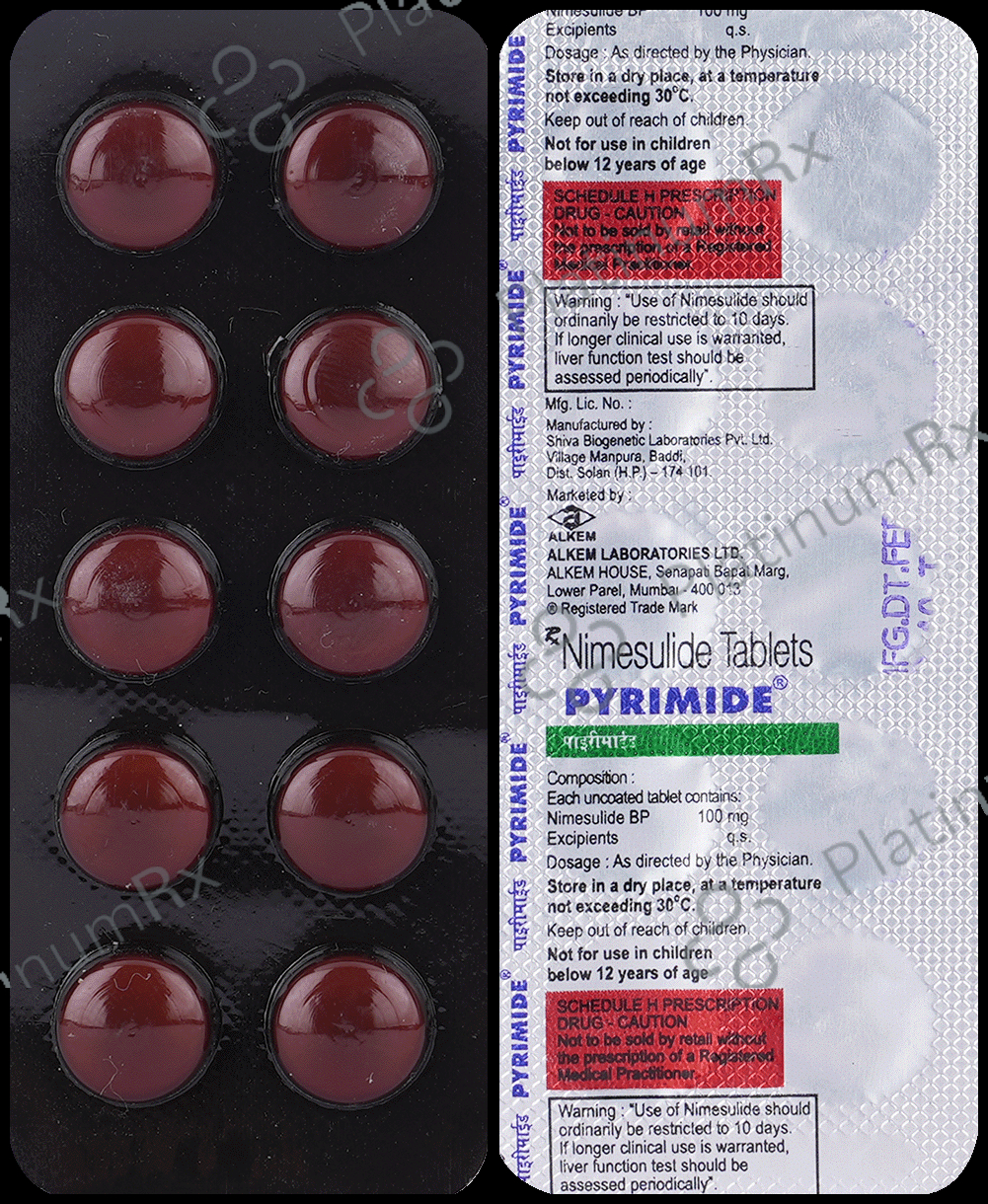 Pyrimide 100mg Tablet