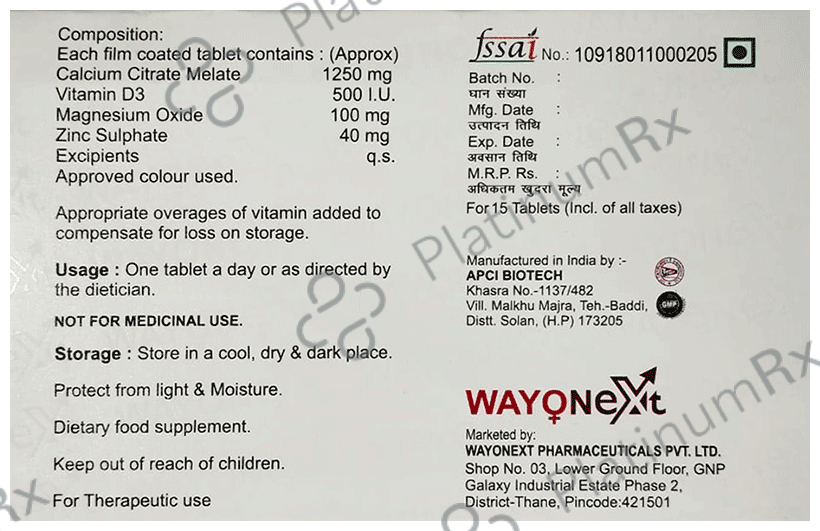Wayo -Cal Tablet