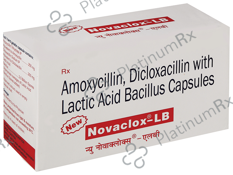 Novaclox LB 250/250/Spores Capsule 10s