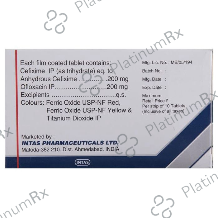 Ceftas O 200/200mg Tablet 10s