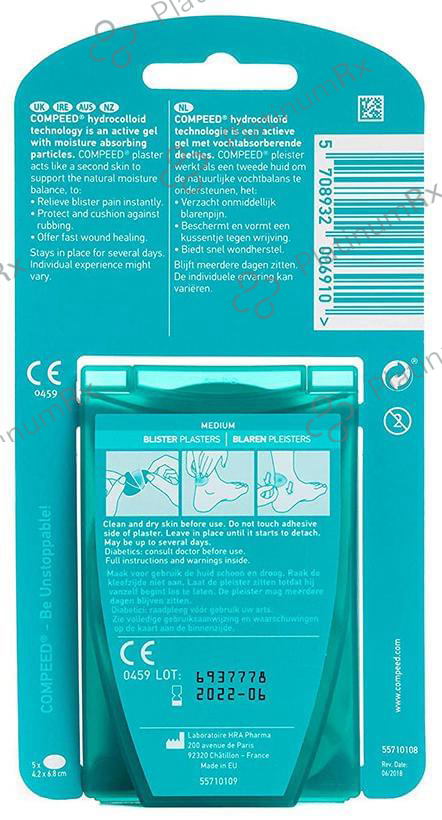 Compeed Blister Plasters Medium 5 plaster