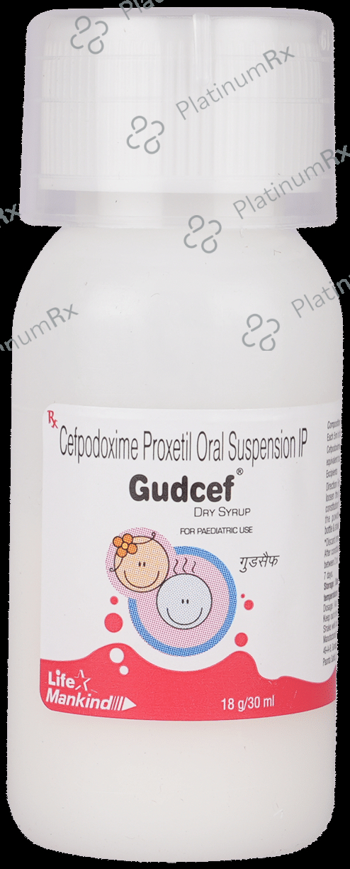 Gudcef 50mg Dry Syrup 30ml