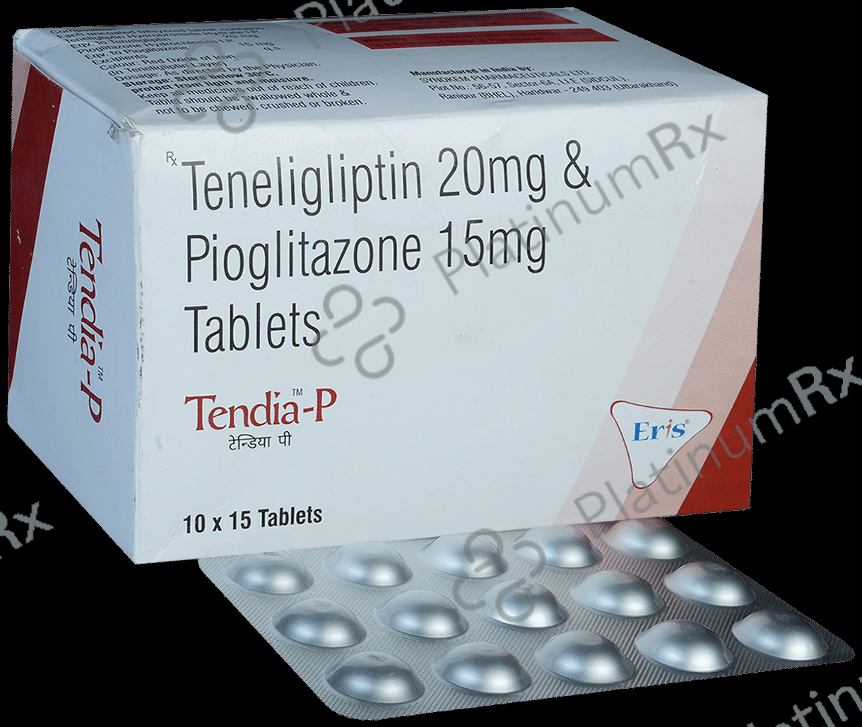 Tendia P 15/20mg Tablet 15s