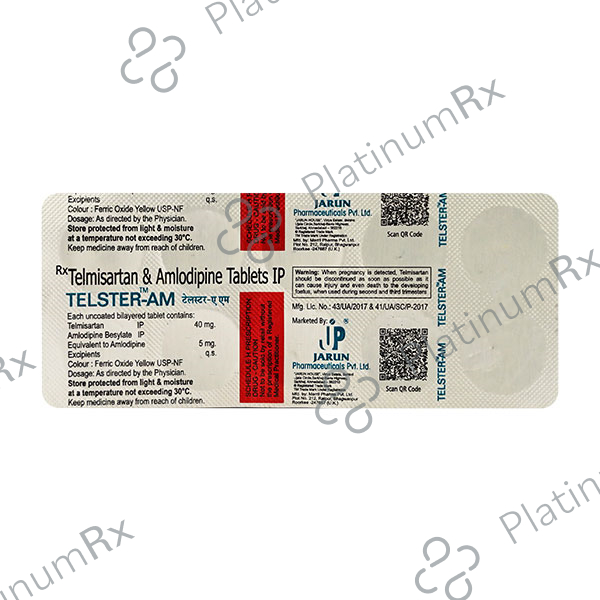 Telster AM 5/40mg Tablet 10s