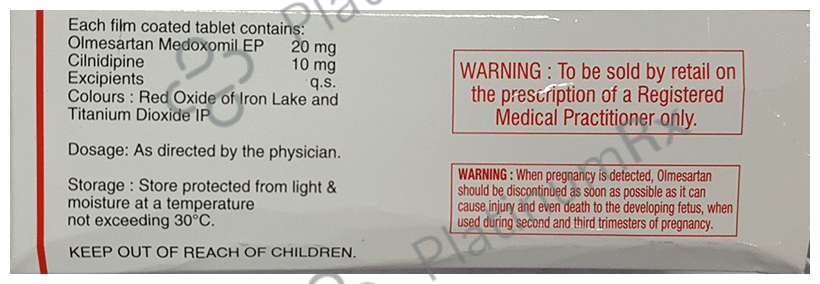 Olmin 20 LN 10/20mg Tablet 10s