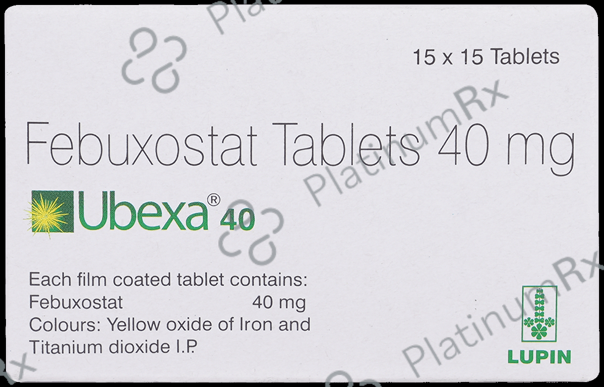 Ubexa 40mg Tablet 15s