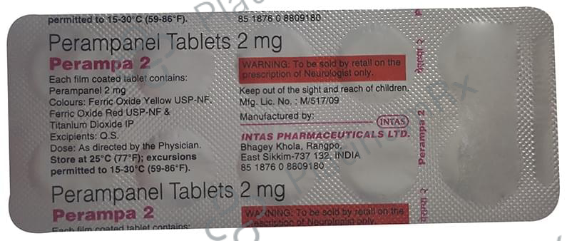 Perampa 2mg Tablet 10s