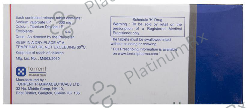 Torvate 300mg Tablet CR 10s