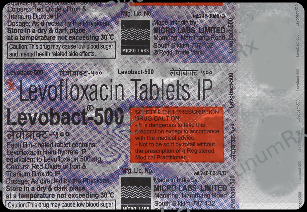 Levobact 500mg Tablet 10s