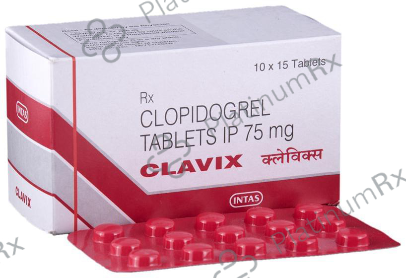Clavix 75mg Tablet 15s