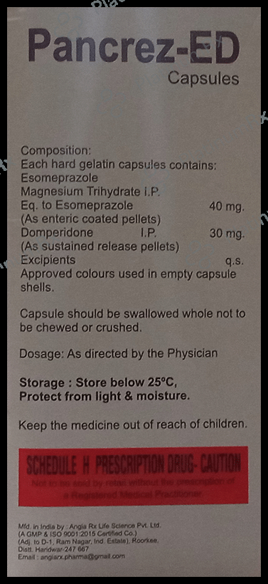 Pancrez-ED Capsule SR