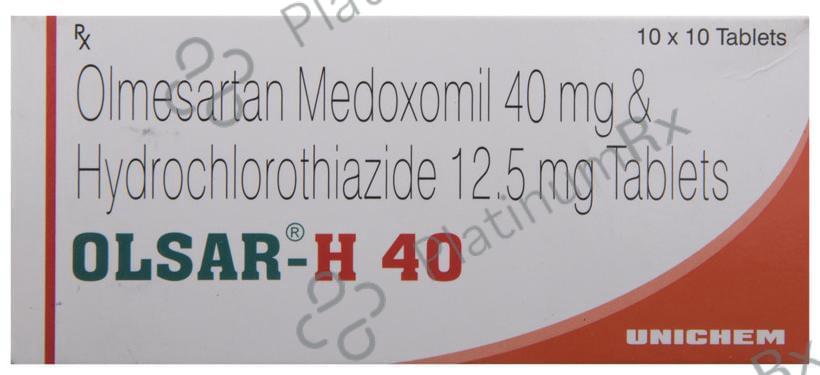 Olsar H 40/12.5mg Tablet 10s
