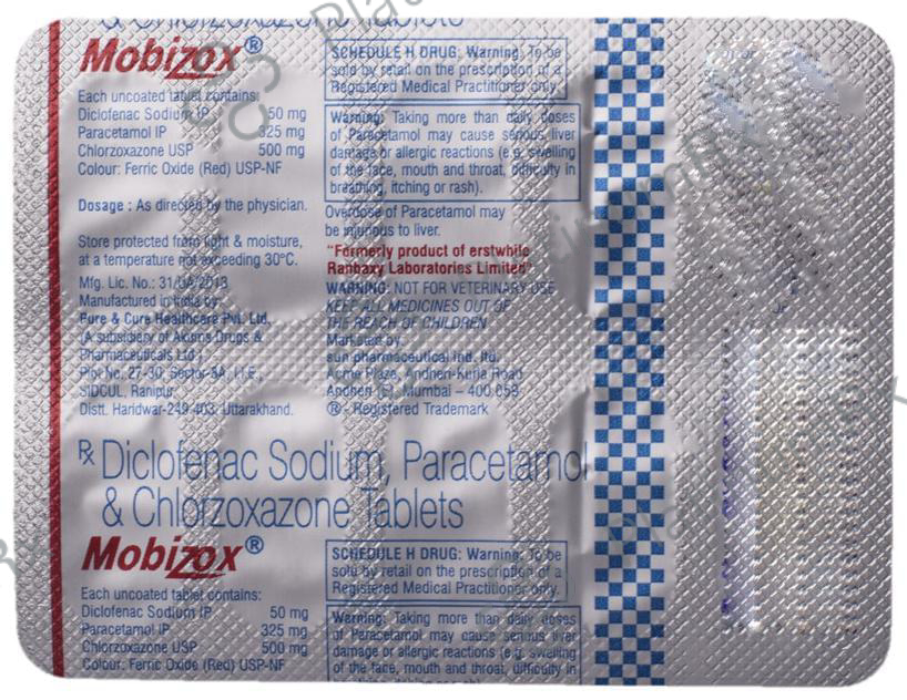 Mobizox 500/50/325mg Tablet 10s