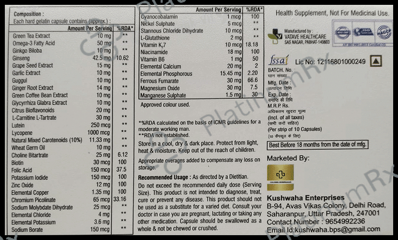 Tank-Vit 9G Capsule
