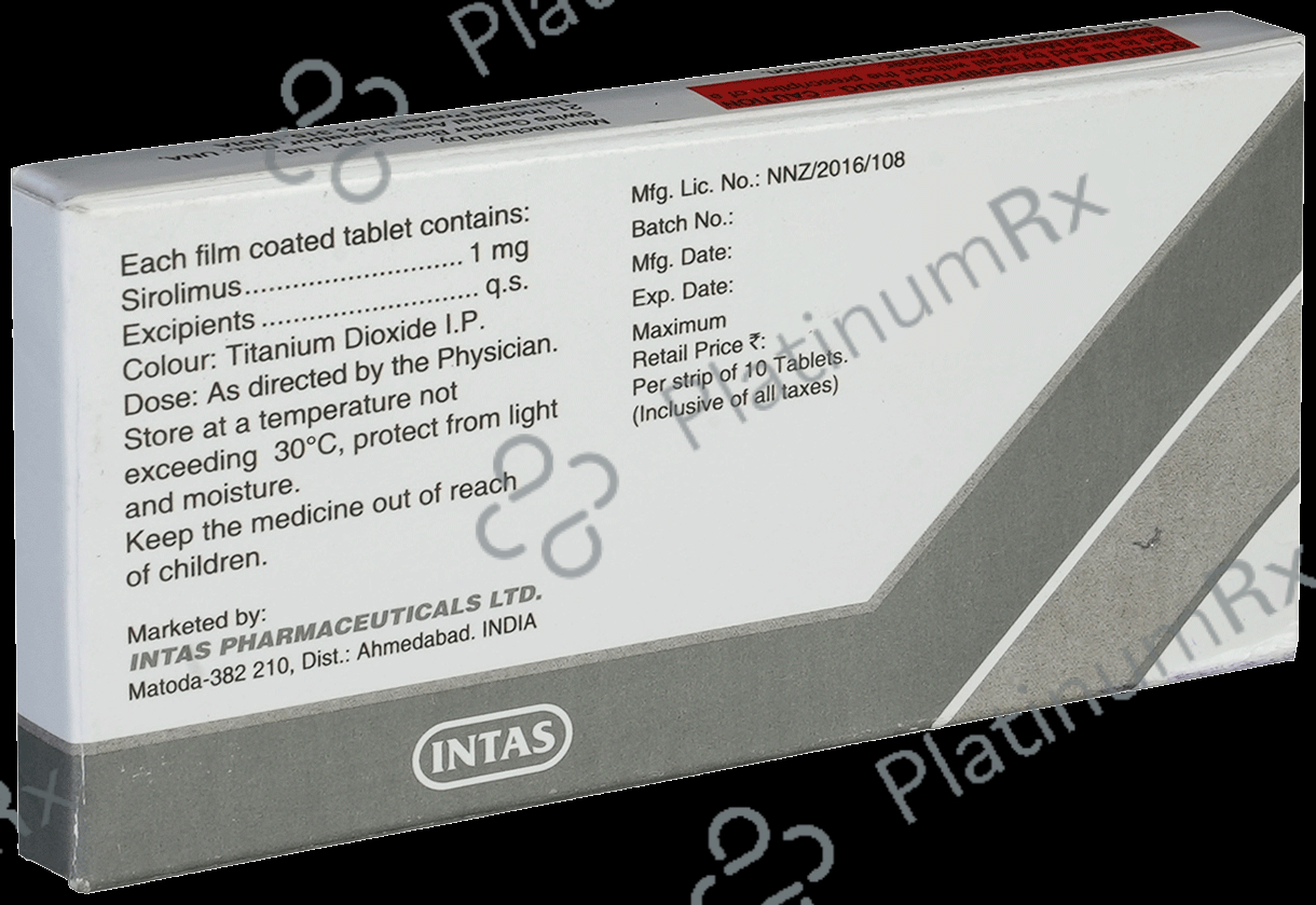 Sirova 1mg Tablet