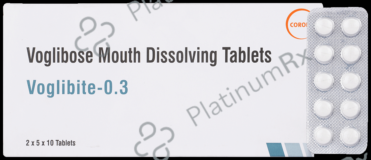 Voglibite 0.3mg Tablet MD 10s