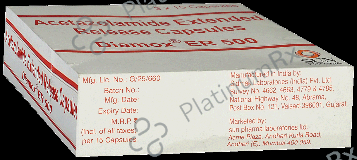 Diamox ER 500mg Capsule 15s