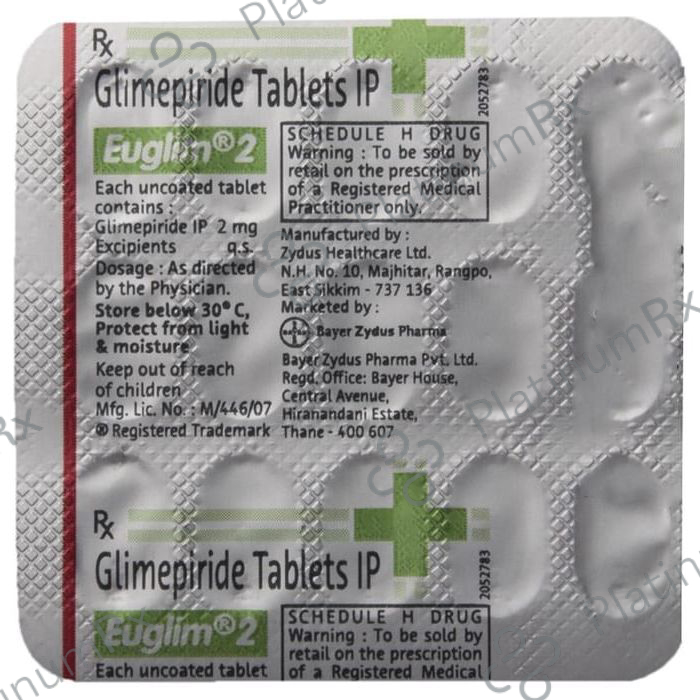 Euglim 2mg Tablet 15s