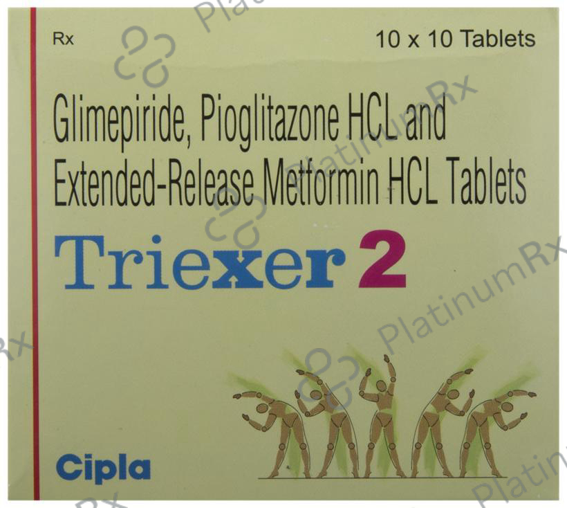 Triexer 2/500/15mg Tablet ER 10s