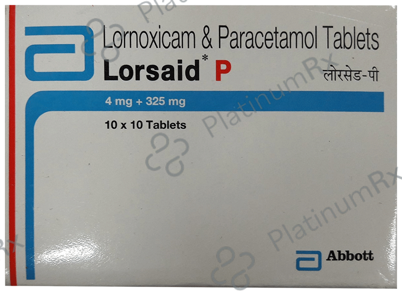 Lorsaid P 4/325mg Tablet 10s