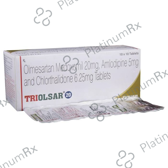Triolsar 20 Tab 10s