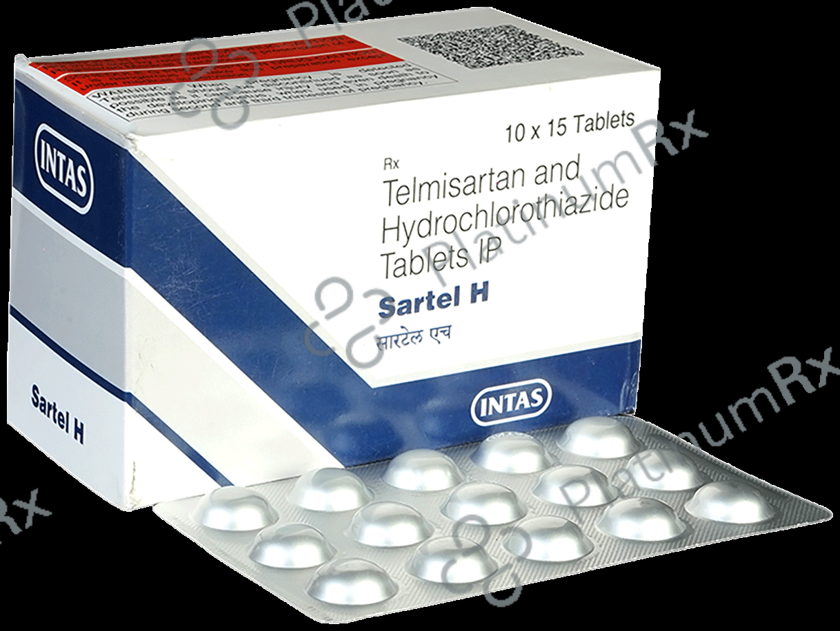 Sartel H 40 12.5/40mg Tablet 15s
