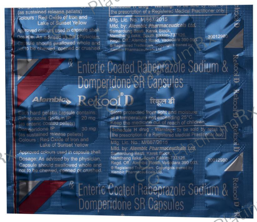 Rekool D 30/20mg Capsule SR 15s