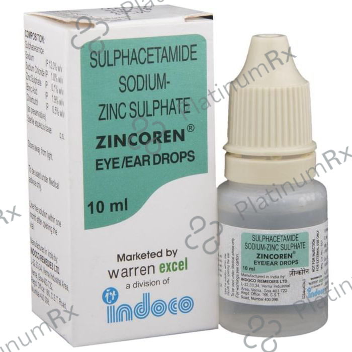 Zincoren Eye/Ear Drop 10ml